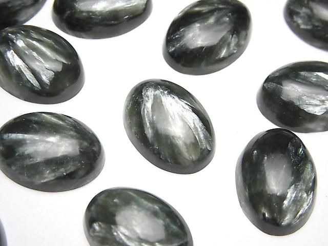 斜綠泥石 AAA 橢圓蛋面 18x13mm 1顆