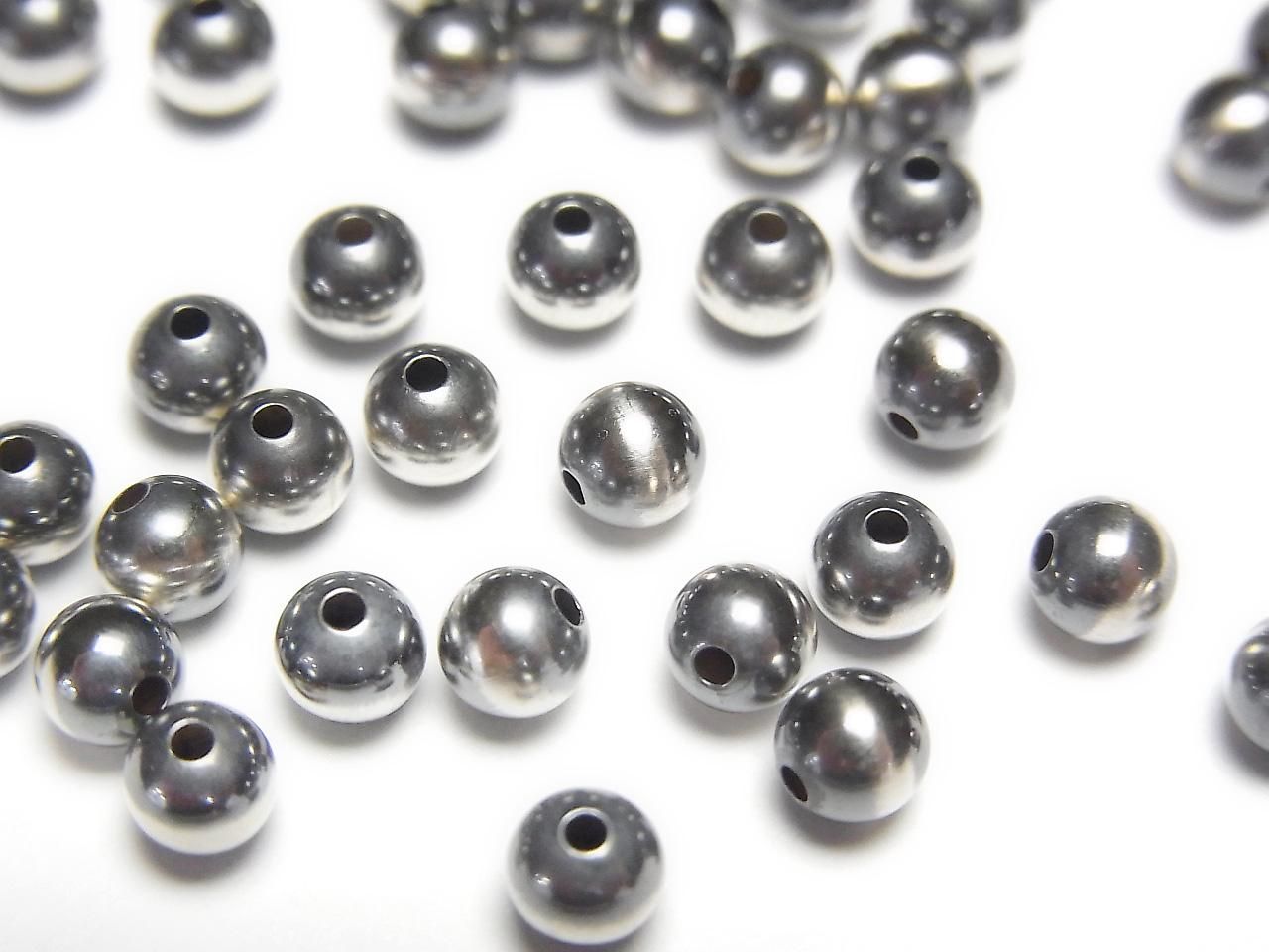 925純銀納瓦霍珍珠圓珠 4mm 5顆