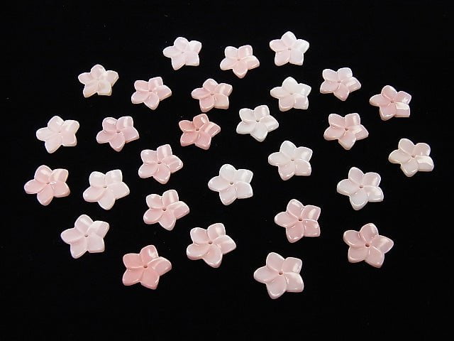 Königin Conch-Schale AAA Blumen-Schnitzerei 12mm Mittelbohrung 2 Stück