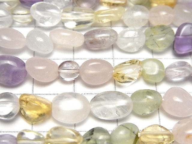 Mixed Stone Nugget 1strand beads (aprx.15inch/38cm)