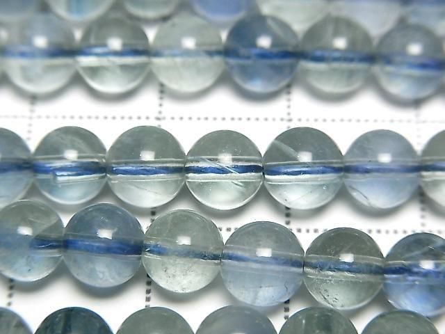 藍綠螢石 AAA 圓珠 6mm 半串或一串 (約 15 英吋/36 公分)