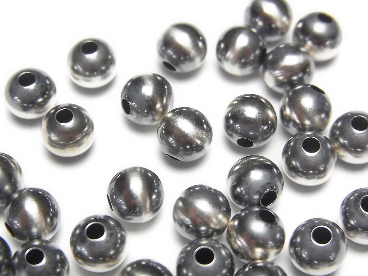 925純銀納瓦荷珍珠圓珠6mm 4顆