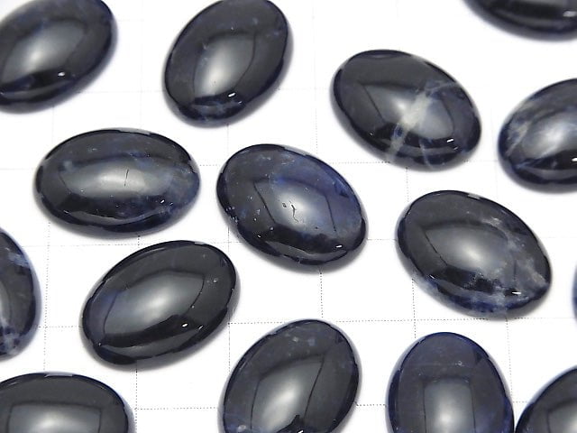 Sodalite AA++ Oval Cabochon 18x13mm 2pcs