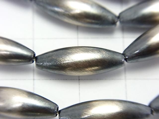 Silver 925 Navajo Pearl Rice 18x6mm 1pc
