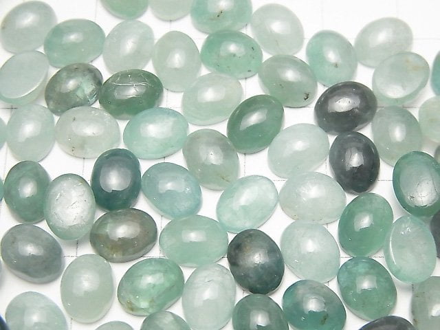 Grandidierit AA++ Oval Cabochon 8x6mm 2 Stück