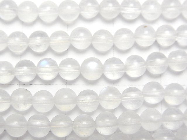 Königsblauer Mondstein AA++ Rund 4,5mm 1Strang Perlen (ca. 15 Zoll/37 cm)