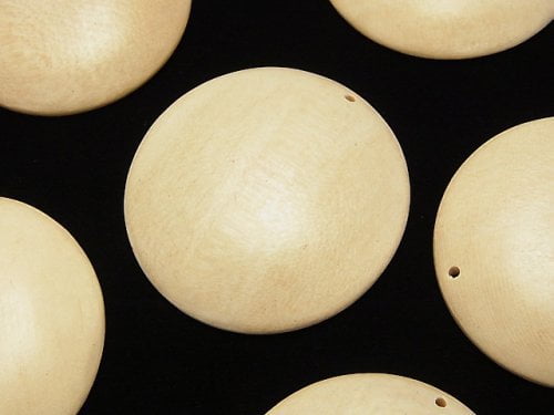Coin, Wood Beads Natural Beads