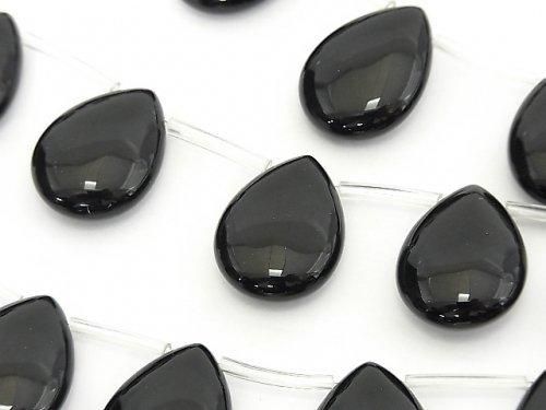 Onyx Pear shape (Smooth) 20x15x7mm half or 1strand beads (aprx.15inch/36cm)