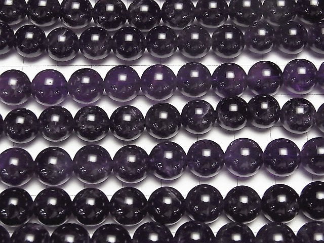 Amethyst AA rund 10mm 1 Strang Perlen (ca. 15 Zoll / 37 cm)