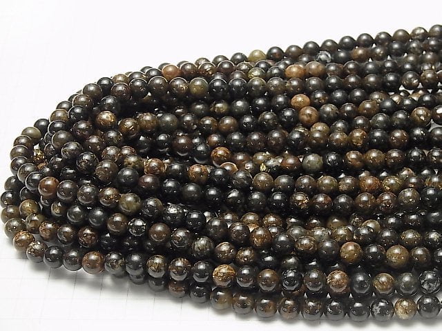 1strand $9.79! Biotite Round 8mm 1strand beads (aprx.15inch/38cm)