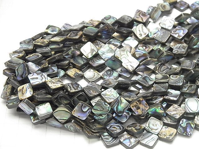 Abalone Shell Diamond 12x12mm1/4 or 1strand beads (aprx.15inch/37cm)