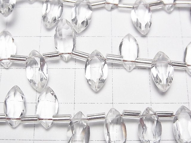 1strang 15,99 $! Hochwertiger Kristall AAA Marquise facettiert 12x6x4mm 1strang Perlen (18 Stück)