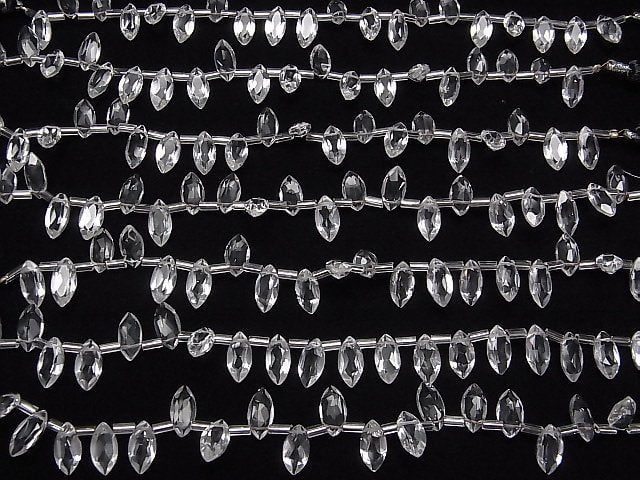 1strang 15,99 $! Hochwertiger Kristall AAA Marquise facettiert 12x6x4mm 1strang Perlen (18 Stück)