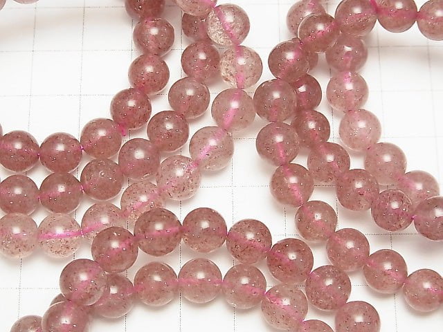 1strang 8,79 $! Rosa Epidot AA++ Rund 8-9mm 1strang Perlen (Armband)