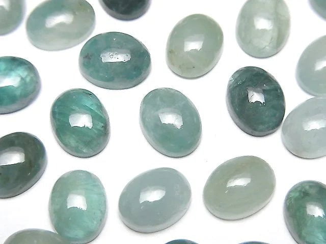 Grandidierit AA++ Oval Cabochon 9x7mm 2 Stück