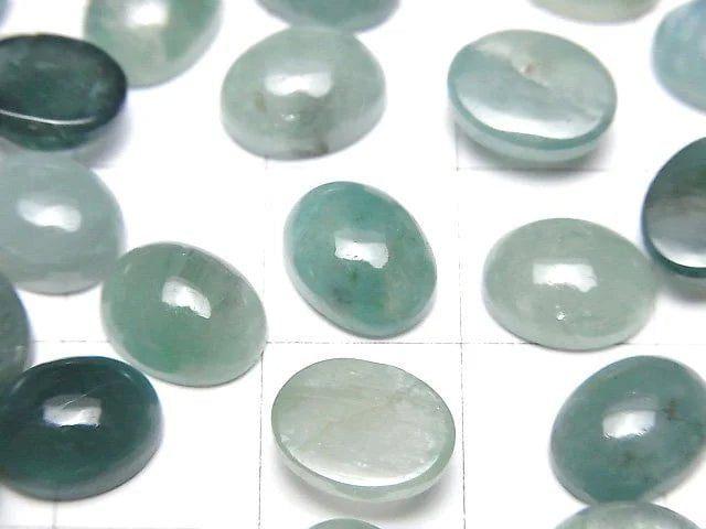 Grandidierit AA++ Oval Cabochon 9x7mm 2 Stück