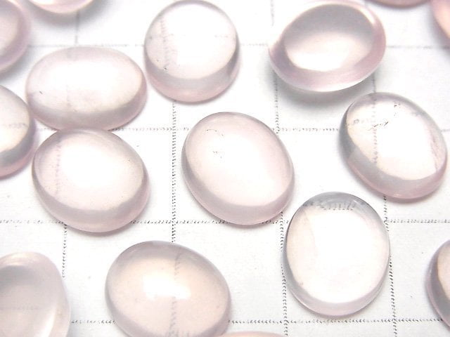 High Quality Rose Quartz AAA- Oval Cabochon 12x10mm 2pcs $6.79!