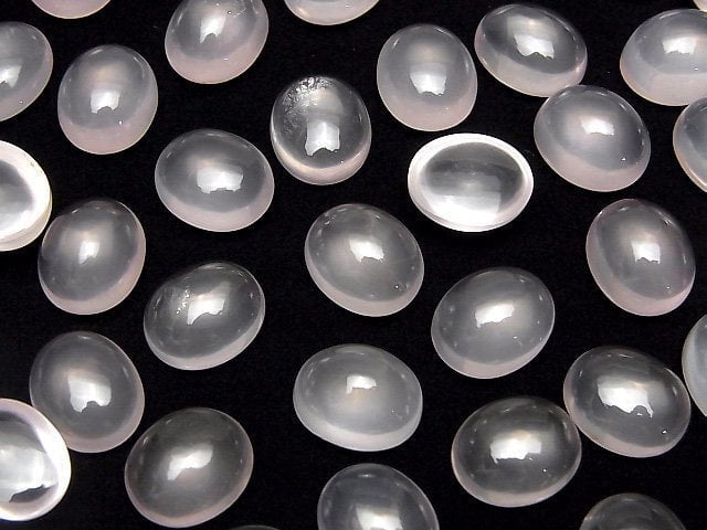 High Quality Rose Quartz AAA- Oval Cabochon 12x10mm 2pcs $6.79!