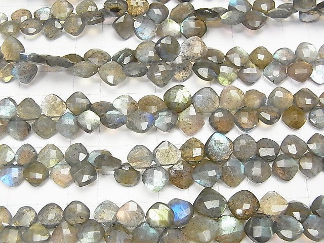 High Quality Labradorite AAA- Diamond Shape half or 1strand beads (aprx.7inch/18cm)