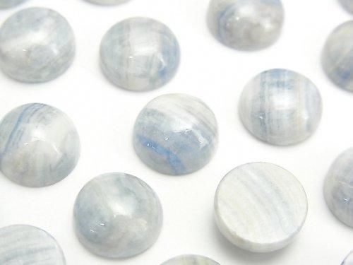 Blaue Scheelit Runde Cabochon 10x10mm 3 Stück