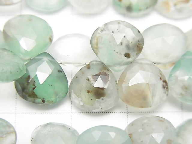 Hochwertiger Aqua Plays Kastanie Facettiert Briolette halb oder 1Strang Perlen (ca. 7 Zoll / 18 cm)
