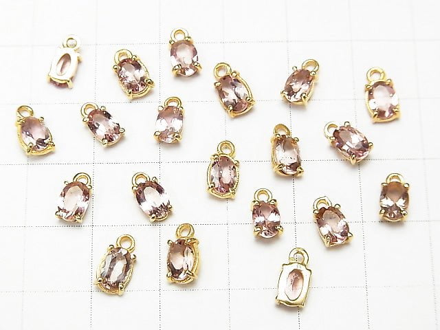 Hochwertiger rosa Turmalin AAA Bezel Setting Oval Facettiert 6x4mm 2 Stück 11,79 $!