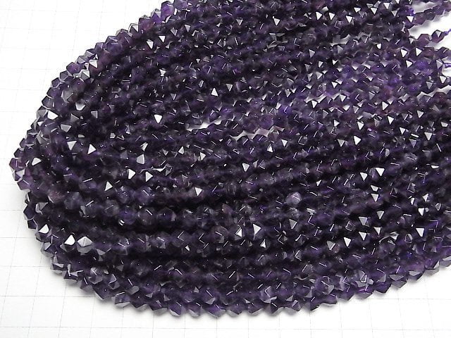 Amethyst AA+ 20 Facettiert Rund 6mm 1strang Perlen (ca. 36,6 cm)