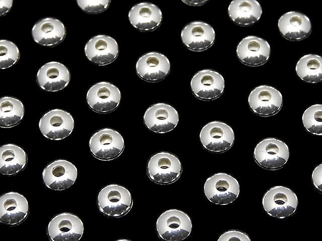 925純銀切面圓珠 2.5mm,3mm,4mm,5mm,6mm,足銀電鍍,5顆裝