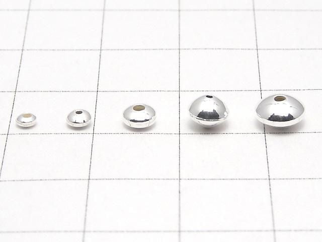 Silver925 Rondelle 2.5mm,3mm,4mm,5mm,6mm Pure Silver Finish 5pcs