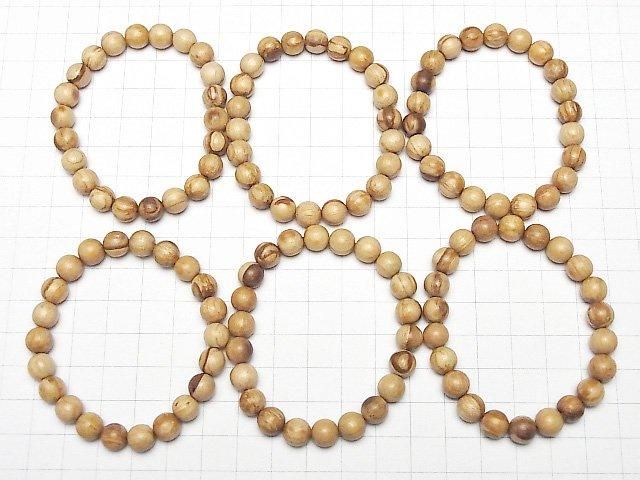 聖木圓珠 8mm 1串 (手鍊)