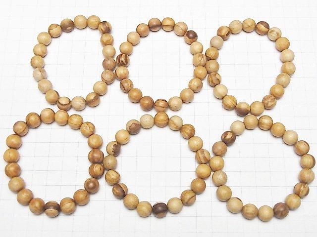 聖木圓珠 10mm 1串 (手鍊)