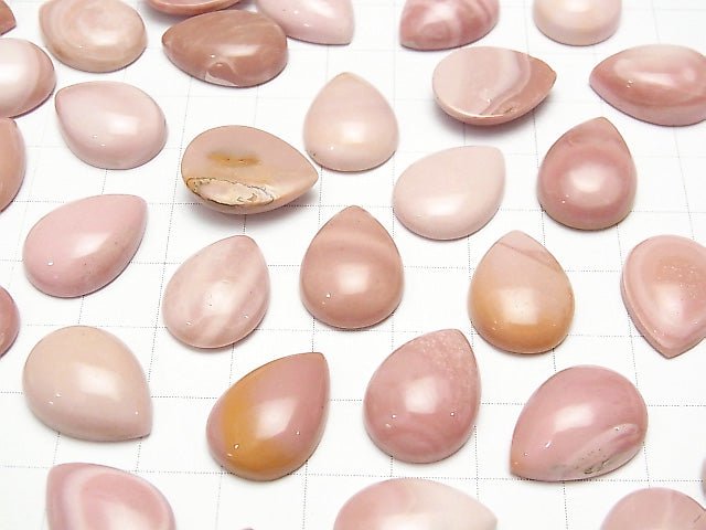 Australischer rosa Opal AAA Birnenform Cabochon 18x13mm 2 Stück 11,79 $!