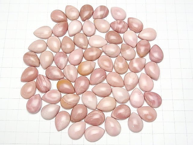 Australischer rosa Opal AAA Birnenform Cabochon 18x13mm 2 Stück 11,79 $!