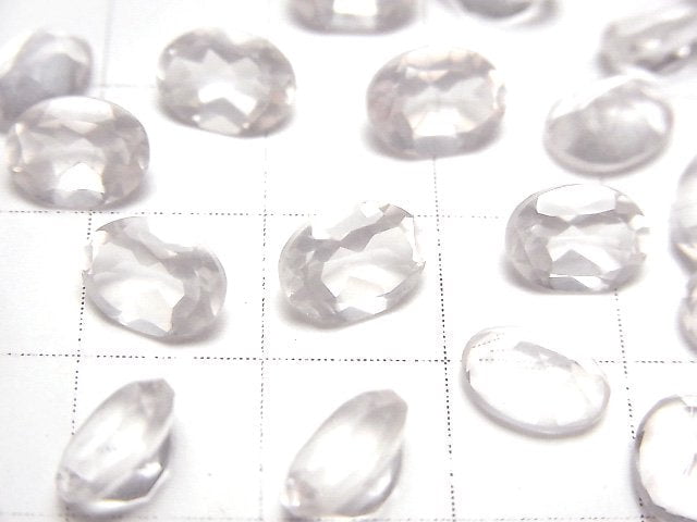 Hochwertiger Rosenquarz AAA Lose Stein Oval Facettiert 8x6mm 5 Stück