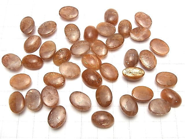 Sunstone AA+ Oval Cabochon 14x12mm 3pcs $15.99!