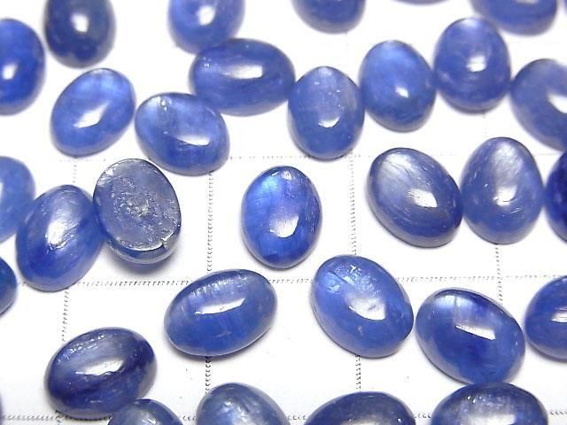 Kyanit AAA- Oval Cabochon 8x6mm 3Stück