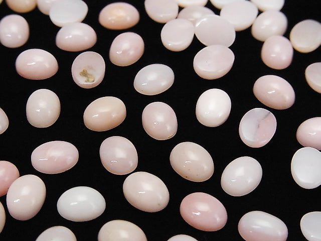 Rosa Opal AAA- Oval Cabochon 8x6mm 5 Stück 8,79 $!