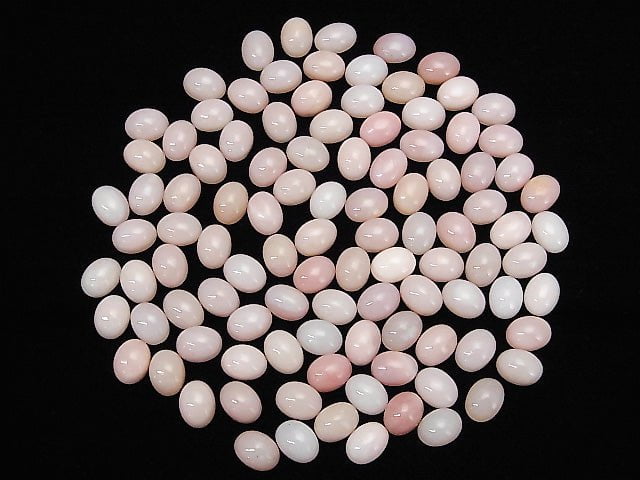Rosa Opal AAA- Oval Cabochon 8x6mm 5 Stück 8,79 $!