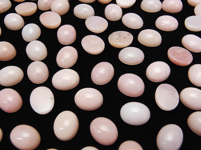 Rosa Opal AAA- Oval Cabochon 10x8mm 3 Stück 8,79 $!