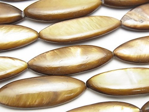 Marquise, Mother of Pearl (Shell Beads) Pearl & Shell Beads