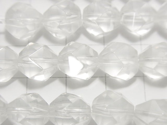 Milchquarz AAA 20 facettierte Runde 10mm halbe oder 1 Strang Perlen (ca. 14 Zoll/35 cm)