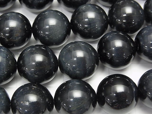 Natürlicher blauer Tigerauge AAA Runde 16mm halbe oder 1 Strang Perlen (ca. 15 Zoll/37 cm)