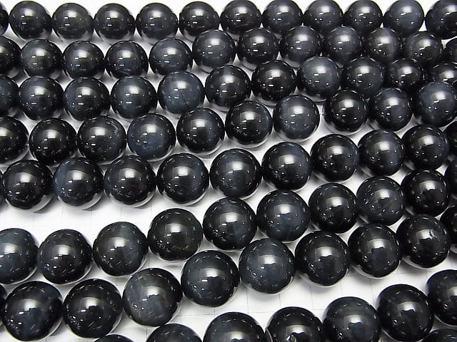 Natürlicher blauer Tigerauge AAA Runde 16mm halbe oder 1 Strang Perlen (ca. 15 Zoll/37 cm)