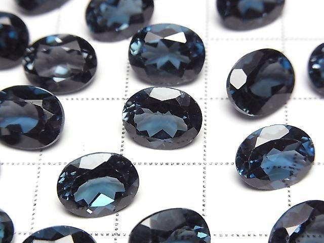 Hochwertiger London Blue Topas AAA Lose Stein Oval Facettiert 10x8mm 1 Stück