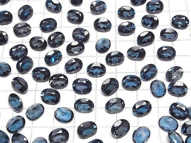Hochwertiger London Blue Topas AAA Lose Stein Oval Facettiert 10x8mm 1 Stück