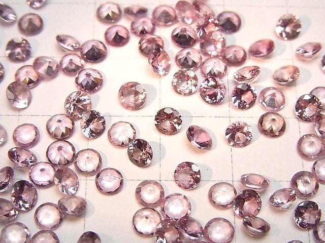 Hochwertiger Farbwechselgranat AAA lose Steine Runde facettiert 3x3mm 5 Stück