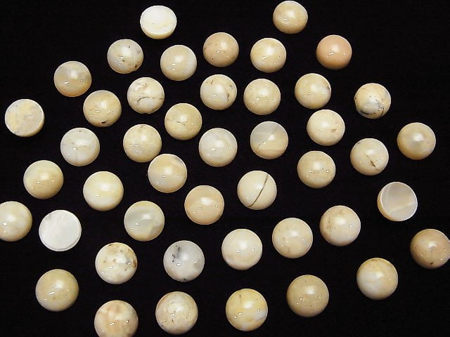 Afrikanischer Opal Rund Cabochon 8x8mm 3 Stück