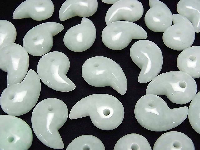 翡翠 AAA 勾玉 22x15mm 1顆