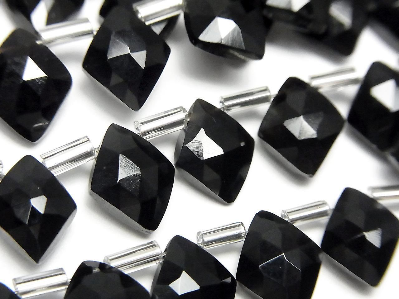 高品質縞瑪瑙 AAA 鑽石形 10x8mm 1串珠子 (18顆)