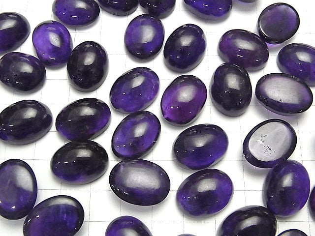 Zambia Amethyst AA++ Oval Cabochon 20x15mm 1Stk